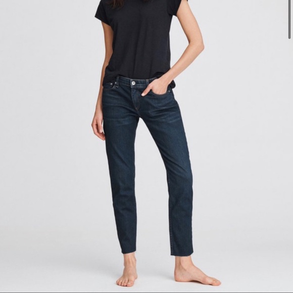 rag & bone Denim - Rag & Bone Dre Low-Rise Slim Boyfriend Jeans